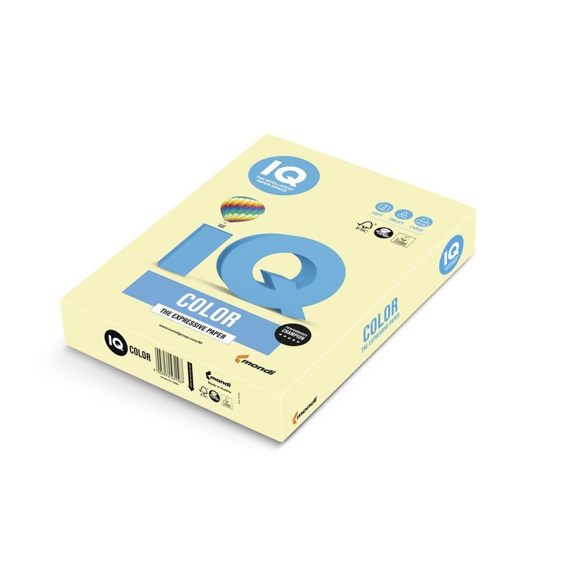 Papir barvni a3 160gr iq pastel rumena ye23 1/250