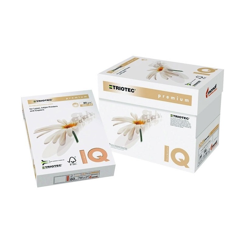 Papir iq premium triotech a4 80 gr