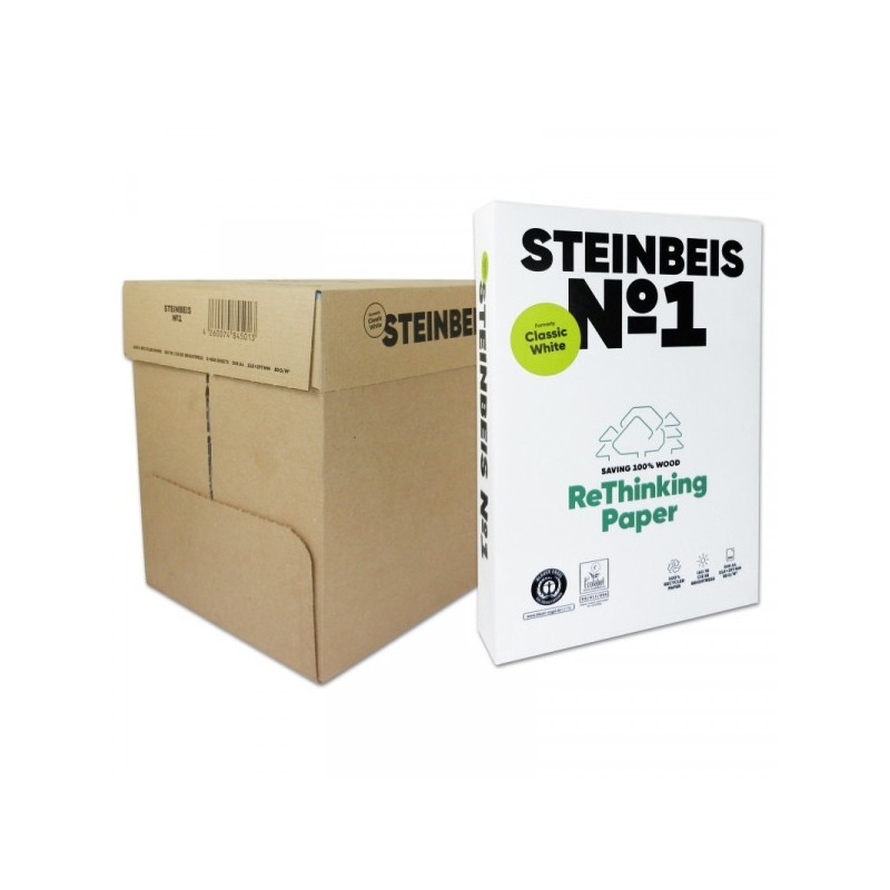 Papir recycled steinbeis a4 80g 1/500