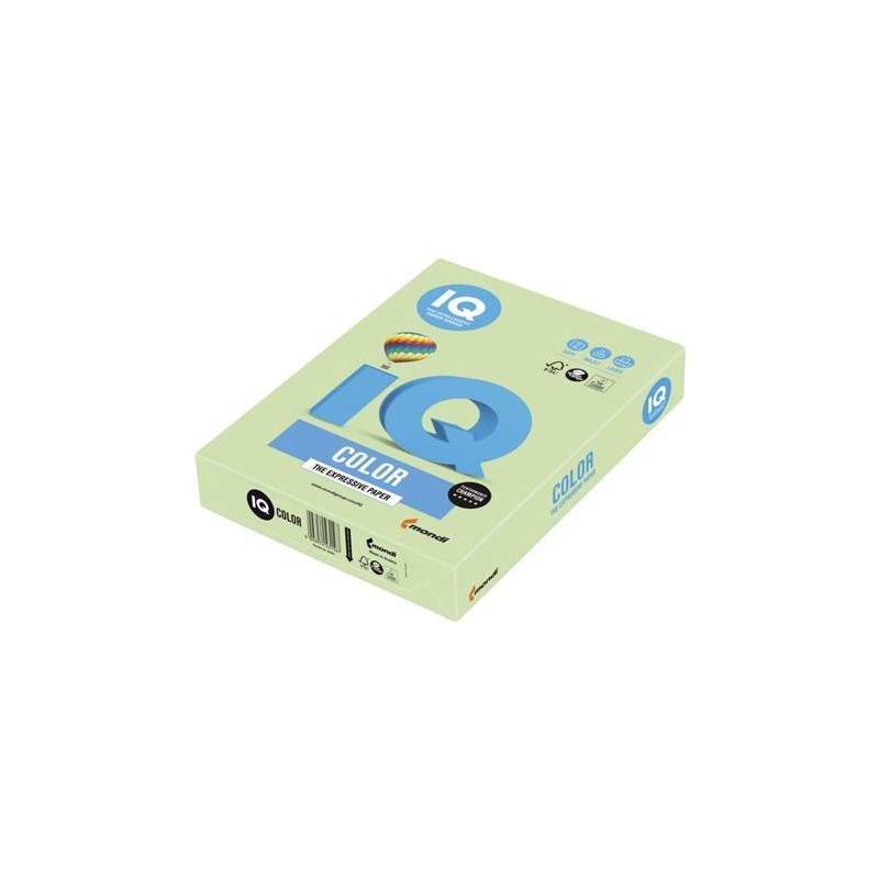Papir barvni A4 120g iq pastel zelena mg28 1/250
