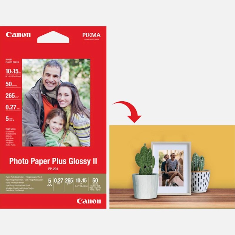 Foto papir Canon PP-201 glossy, 10x15 cm (50/1)- 2311B003