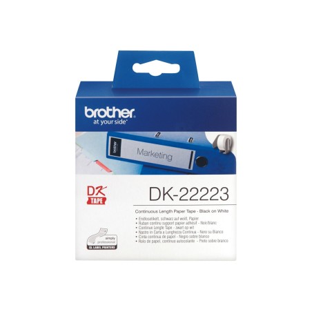 Neskončne nalepke-papir Brother DK22223