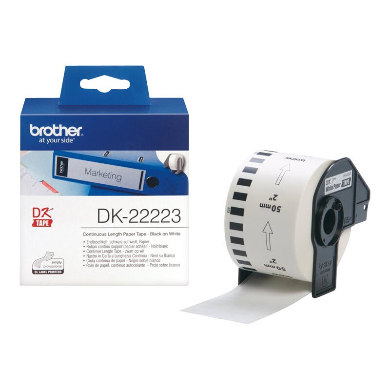 Neskončne nalepke-papir Brother DK22223