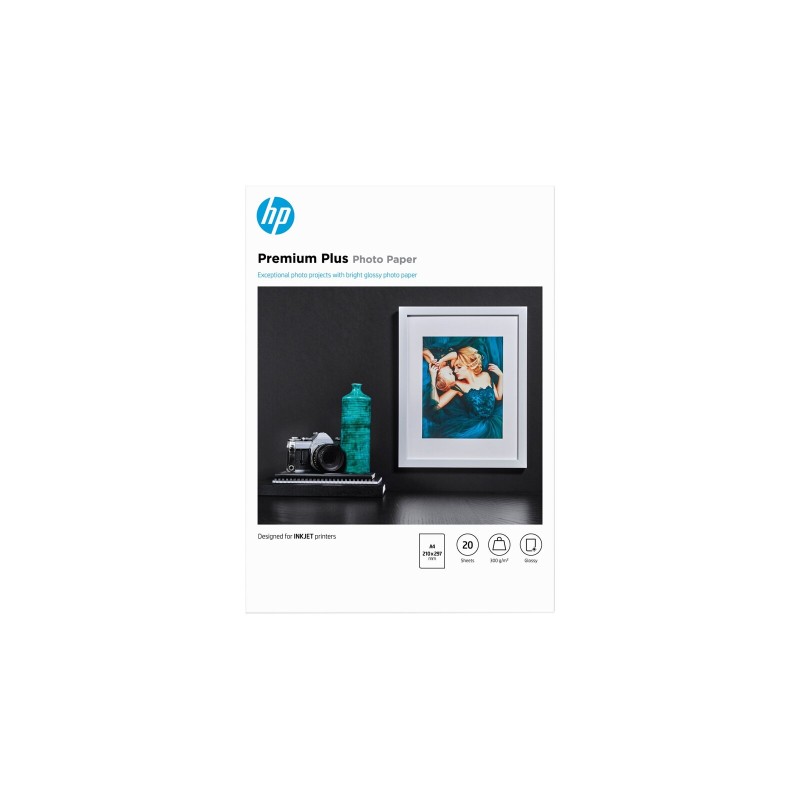 Papir HP Premium Glossy, A4, 300g, 20/1, CR672A