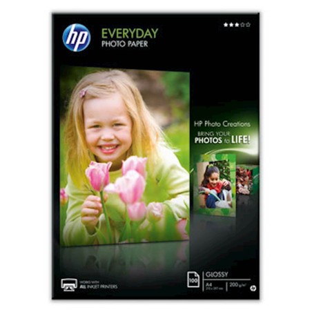 Papir HP Everyday Glossy Photo Paper A4, 200 g/m2, 100 listov