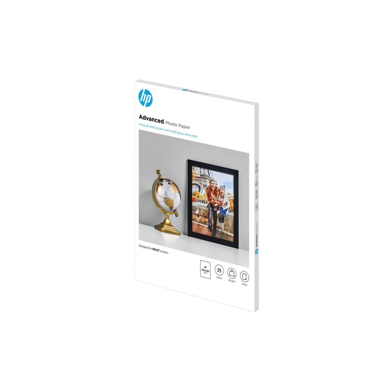 Papir HP Advanced Glossy Photo 250 g/m2 A4 (25 listov)