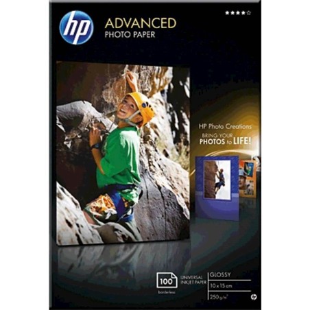 Papir HP Advanced Glossy 10x15, 100L, 250g