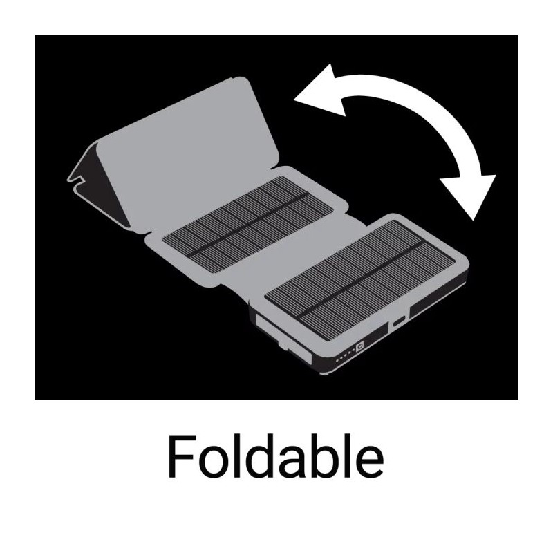 Prenosna baterija Sandberg solarna 6-panelna 20000 mAh