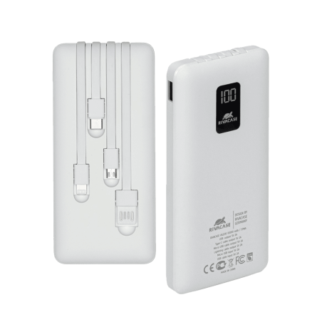 Prenosna baterija Powerbank Rivacase VA2110 10000mAh  prenosna baterija s kabli,