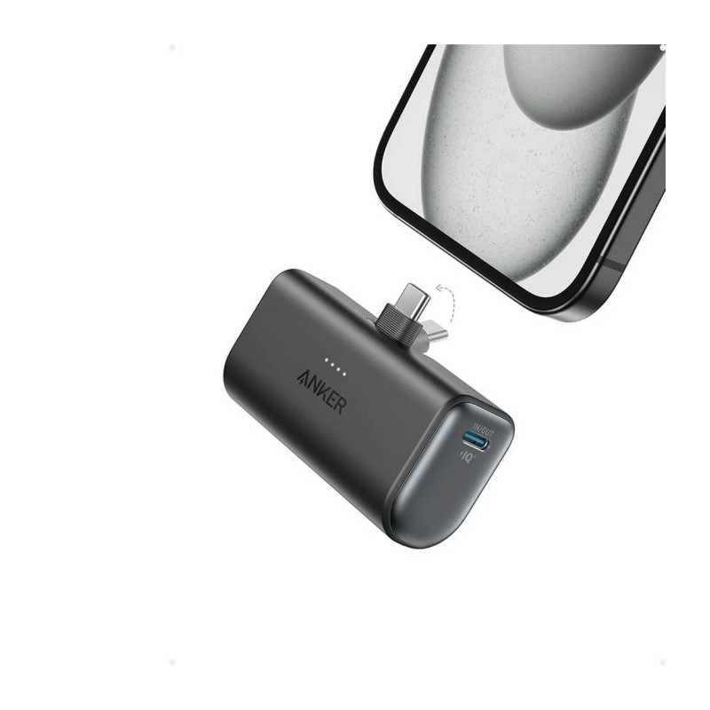 Prenosna baterija Powerbank Anker Nano 5K, črna, A1653H11