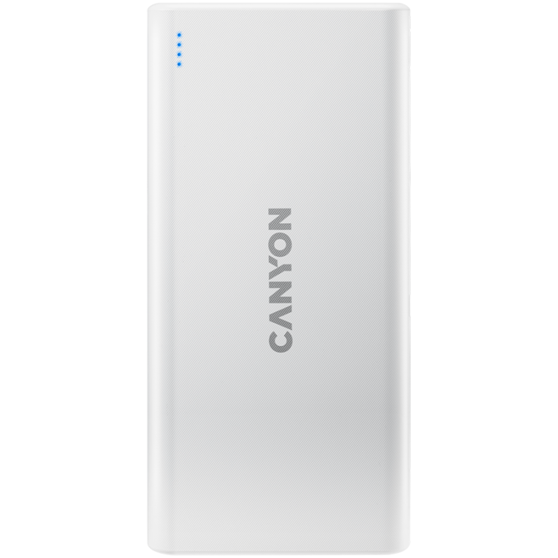 Prenosna baterija Powerbank CANYON PB-108, 10000mAh, bel