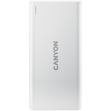 Prenosna baterija Powerbank CANYON PB-108, 10000mAh, bel
