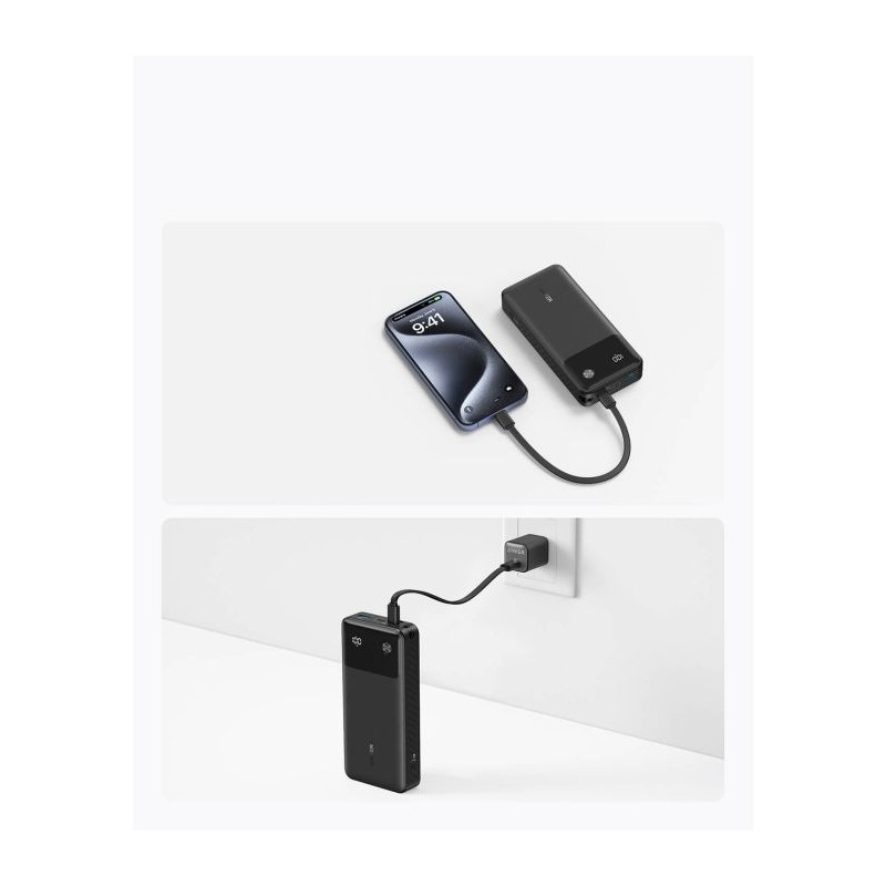 Prenosna baterija Anker Powerbank 20000 mAh, USB-C, črn