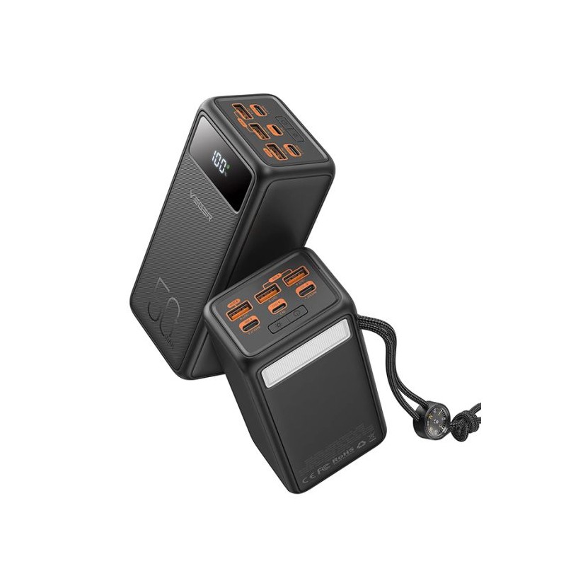 Prenosna baterija VEGER Tank Lite 50000 mAh, črna