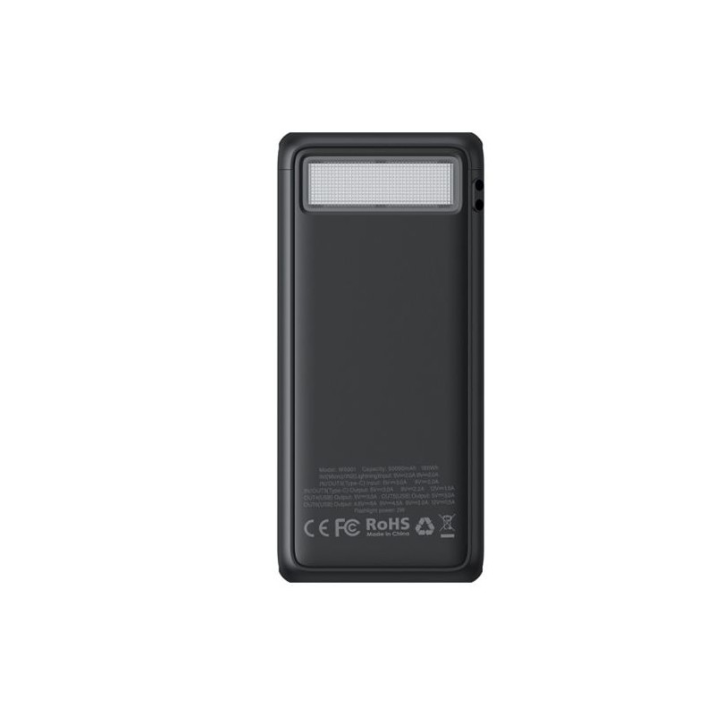 Prenosna baterija VEGER Tank Lite 50000 mAh, črna