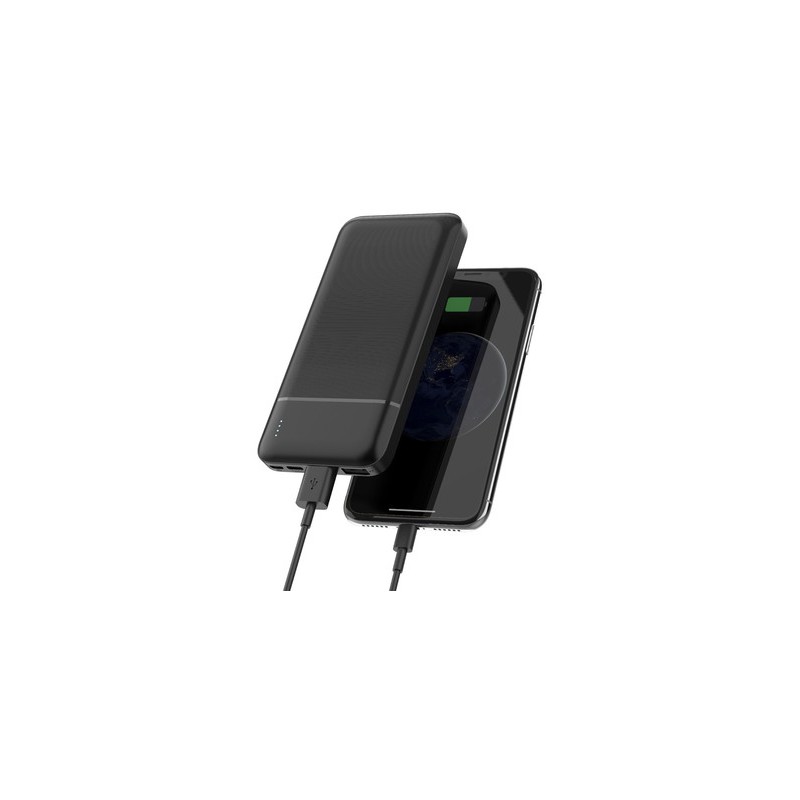 Prenosna baterija Powerbank Platinet 10.000mAh, Type-C, črna