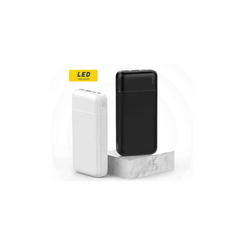 Prenosna baterija Powerbank Platinet 20.000mAh, Type-C, bela