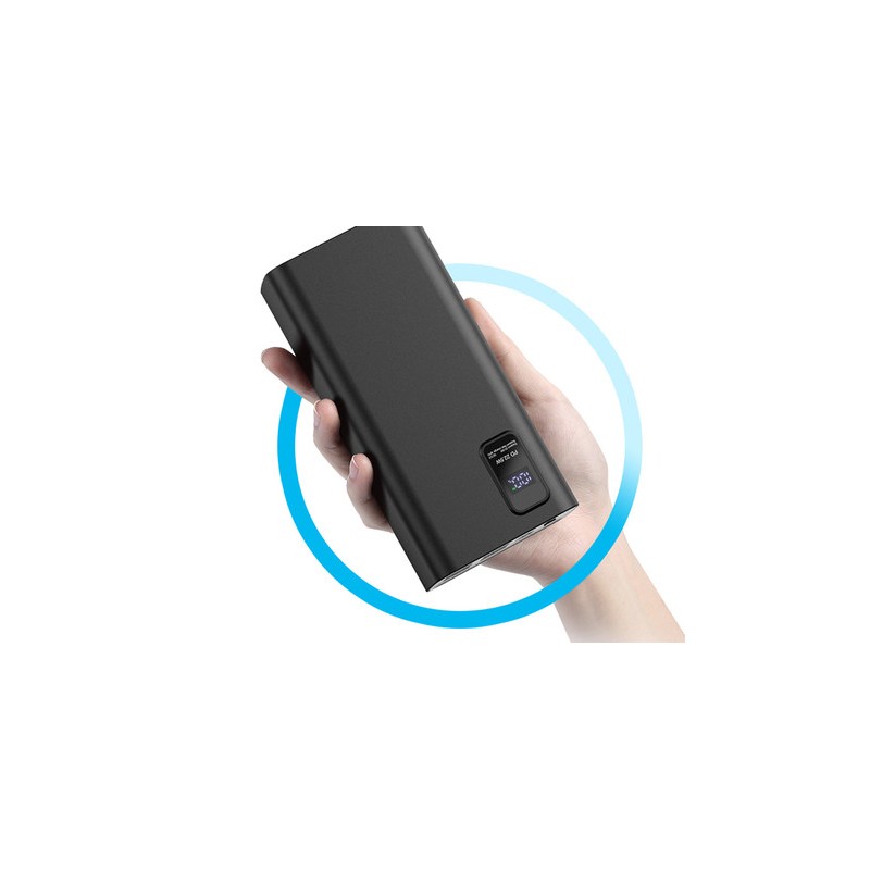 Prenosna baterija Powerbank Platinet 30.000mAh,  USB-C, črn