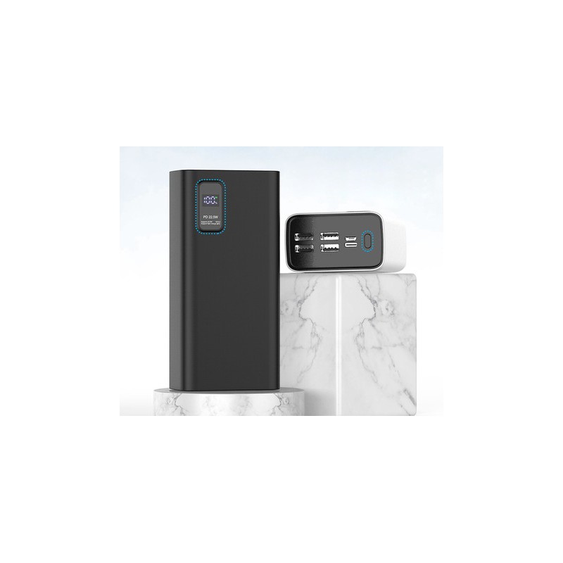 Prenosna baterija Powerbank Platinet 30.000mAh,  USB-C, črn