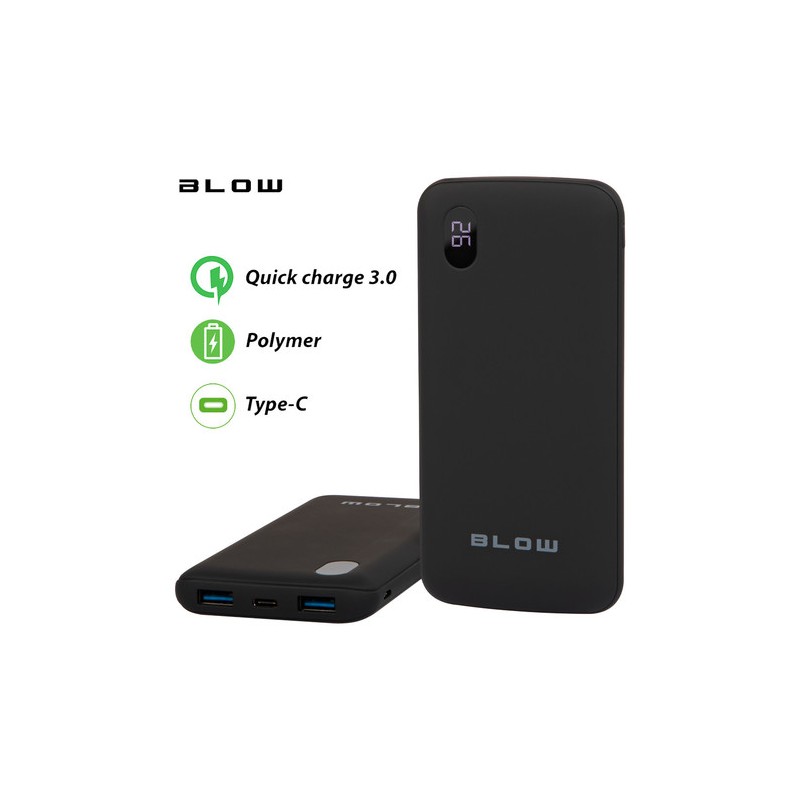 Prenosna baterija Powerbank Blow PB20B, 16.000mAh, USB-C, črn