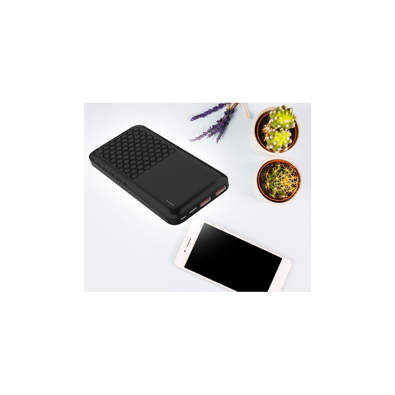 Prenosna baterija Powerbank Platinet PMPB10OP17B, 10.000mAh, USB-C, črn