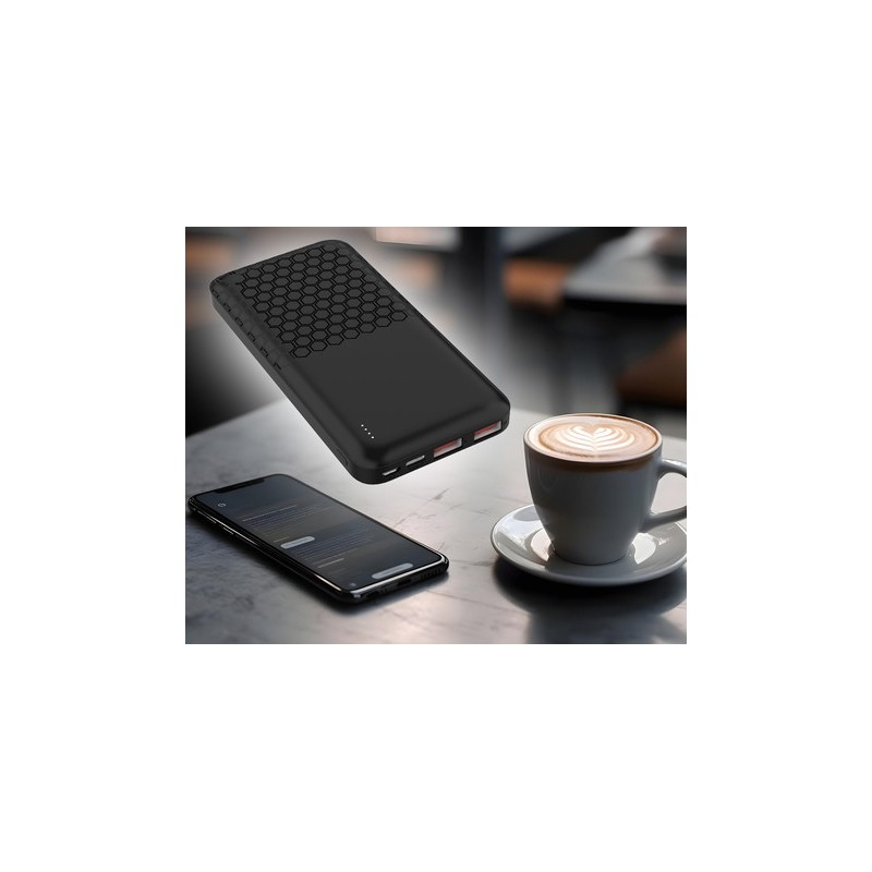Prenosna baterija Powerbank Platinet PMPB10OP17B, 10.000mAh, USB-C, črn