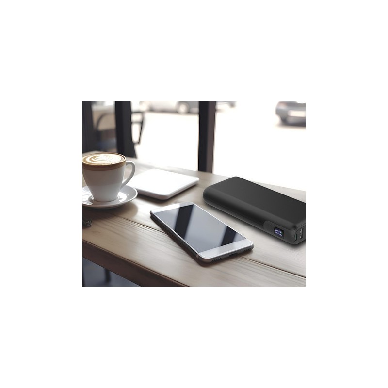 Prenosna baterija Powerbank Platinet PMPB20DL202B, 65W, 20.000mAh, USB-C, črn