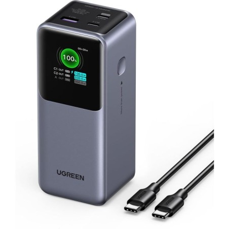 Prenosna baterija Powerbank Ugreen 20.000mAh, 130W, zaslon