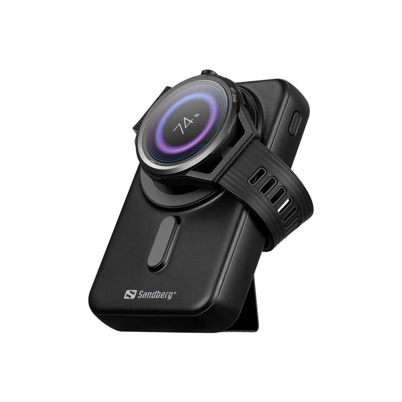 Prenosna baterija Sandberg Mag Wireless, 10000mAh