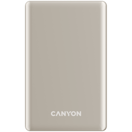 Prenosna baterija CANYON OnCharge 510 slim Magsafe 10000 mAh PD20W, bež