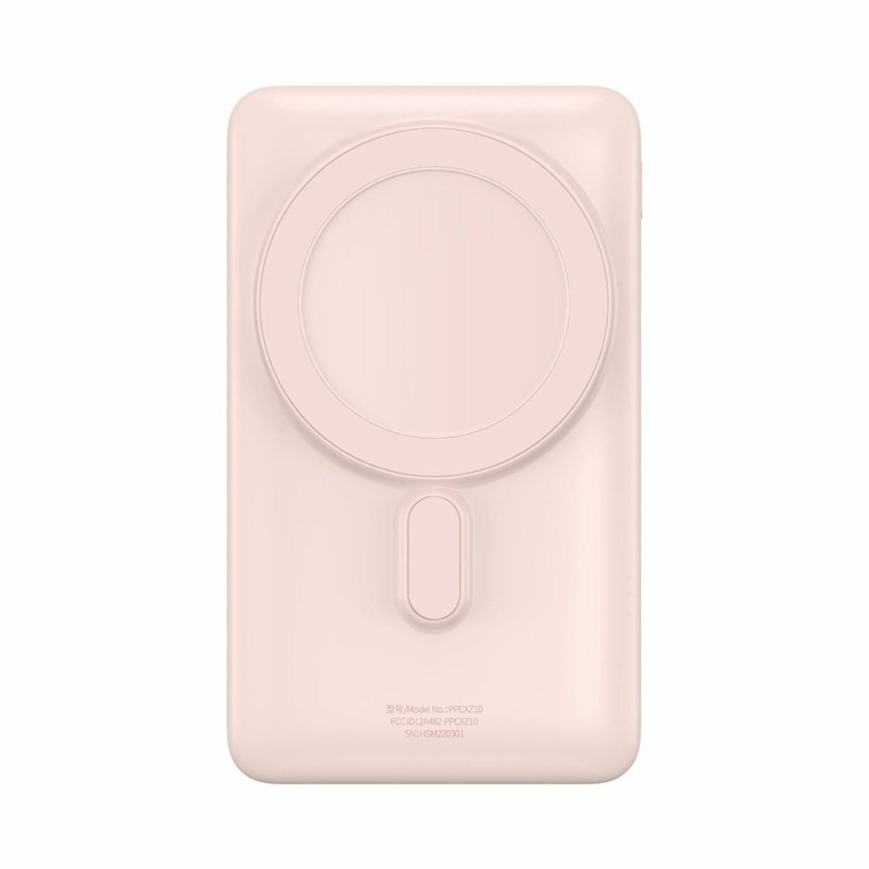 Prenosna baterija Powerbank Baseus, 10.000mAh, 20W, magsafe, roza