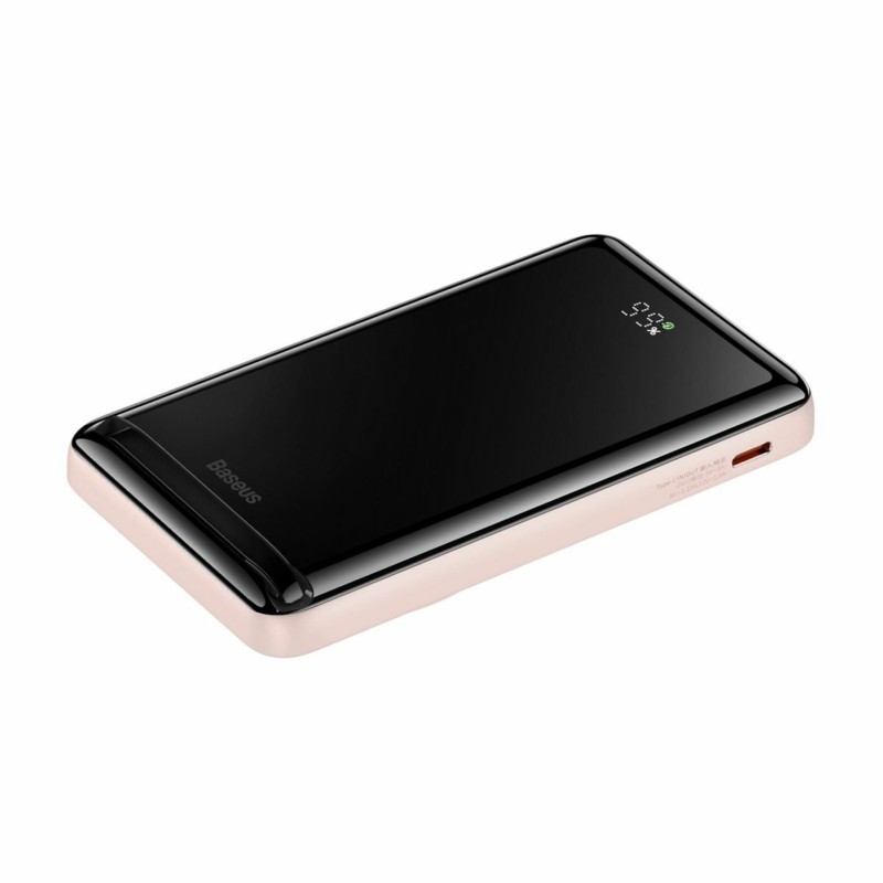 Prenosna baterija Powerbank Baseus, 10.000mAh, 20W, magsafe, roza