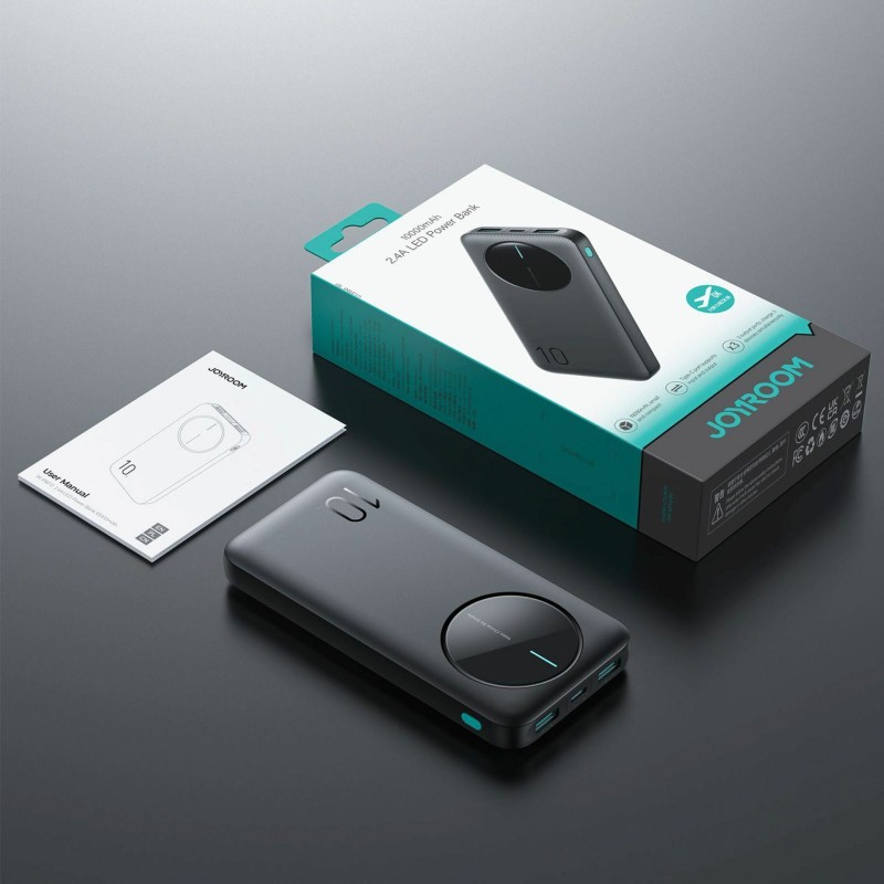 Prenosna baterija Powerbank Joyroom JR-PBF12, 10.000mAh, črna