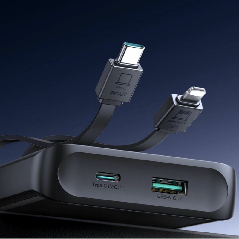 Prenosna baterija Powerbank Joyroom JR-PBF19, 10.000mAh, črna