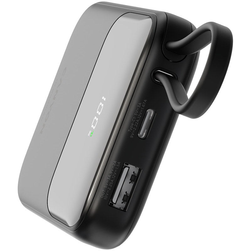 Prenosna baterija Powerbank CANYON OnPower 101, 10000 mAh, črna