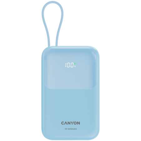 Prenosna baterija Powerbank CANYON OnPower 101, 10000 mAh, modra