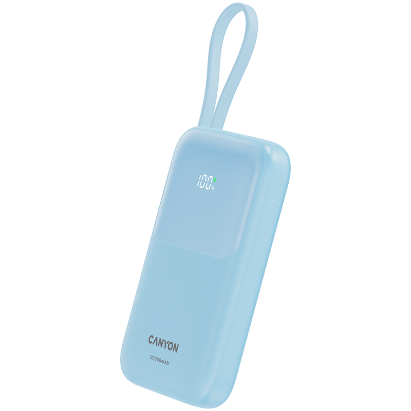 Prenosna baterija Powerbank CANYON OnPower 101, 10000 mAh, modra