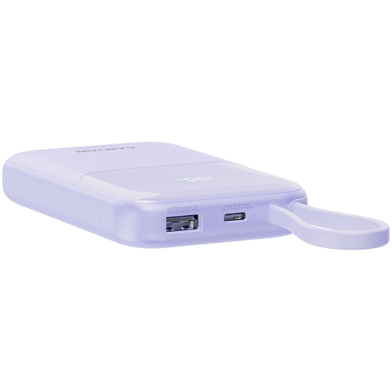 Prenosna baterija Powerbank CANYON OnPower 101, 10000 mAh, vijolična