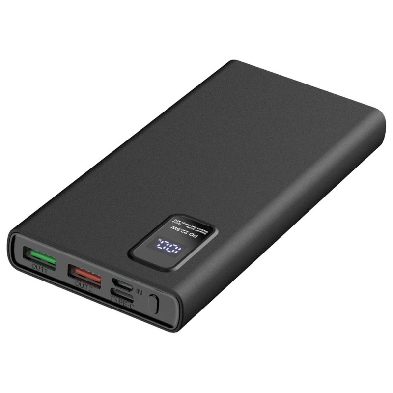 Prenosna baterija Powerbank Platinet PMPB10WQC726B, 10.000mAh