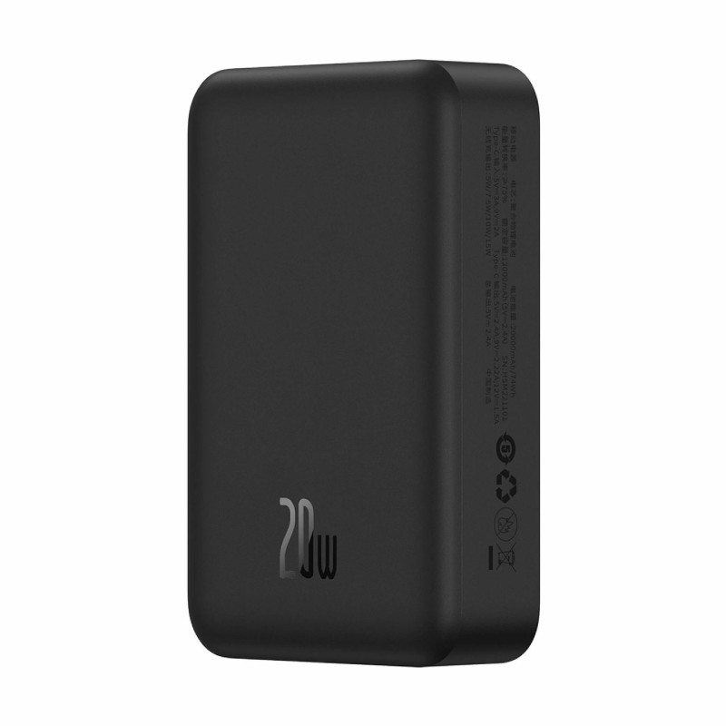 Prenosna baterija Powerbank Baseus PPCX150001 20.000mAh, magsafe, črna