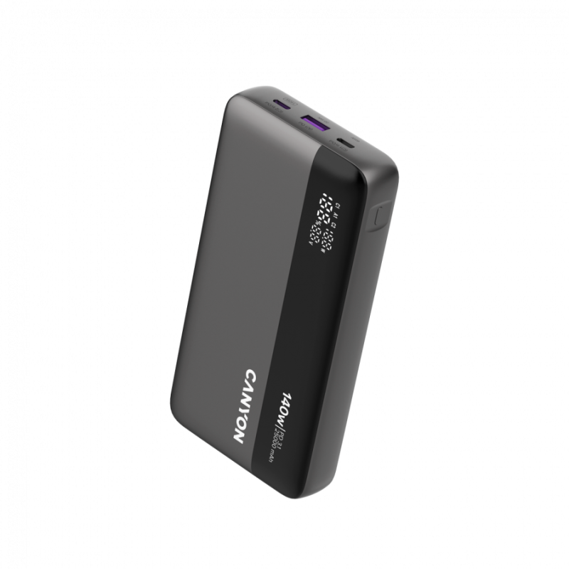 Prenosna baterija Powerbank CANYON PB-240, 25000mAh, siva