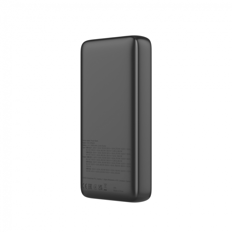 Prenosna baterija Powerbank CANYON PB-240, 25000mAh, siva