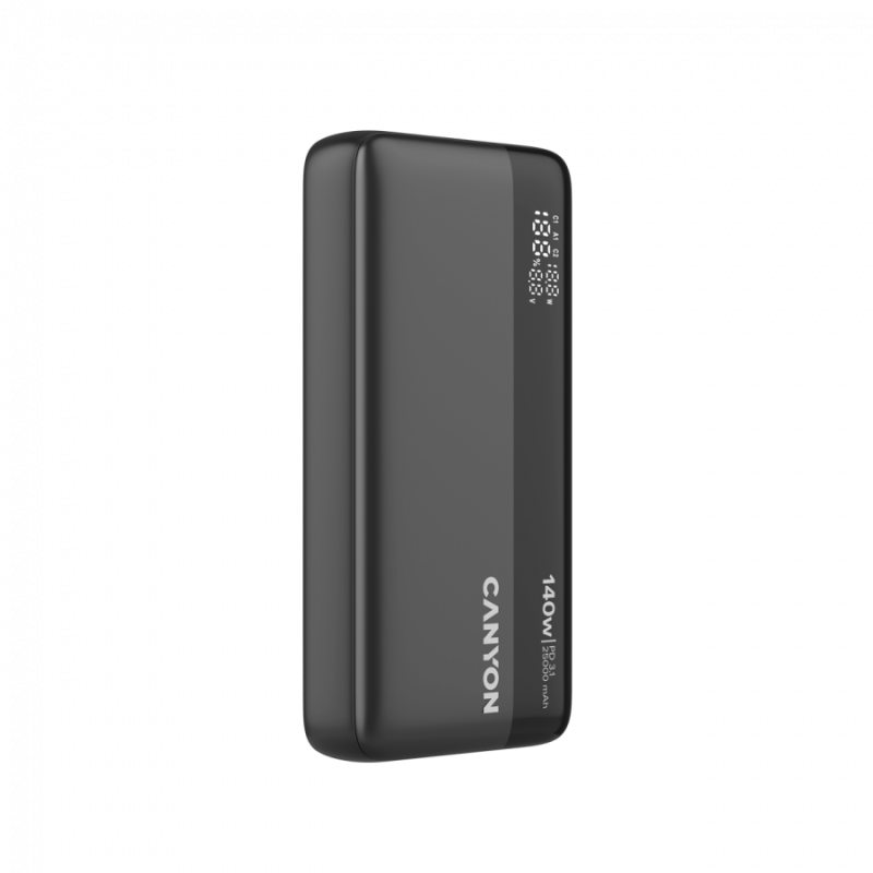 Prenosna baterija Powerbank CANYON PB-240, 25000mAh, siva