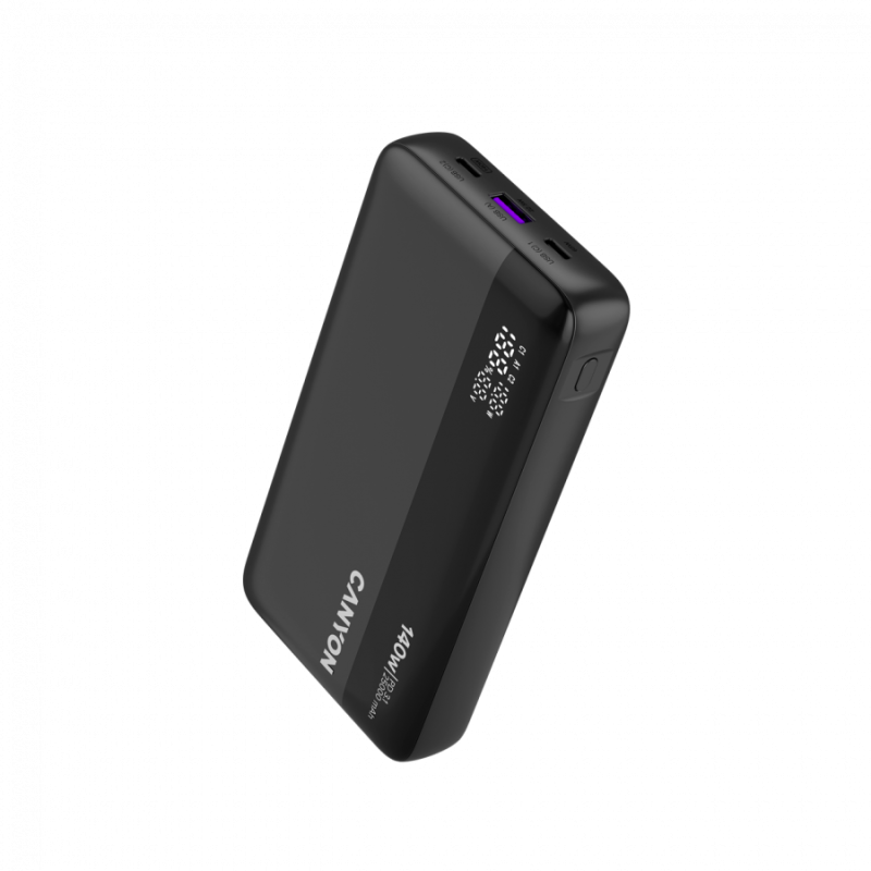 Prenosna baterija Powerbank CANYON PB-240, 25000mAh, siva