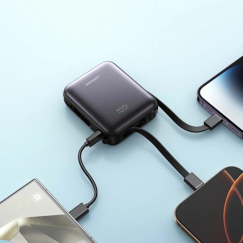 Prenosna baterija Powerbank Joyroom JR-PBF27, 10.000mAh, Lightning, črna