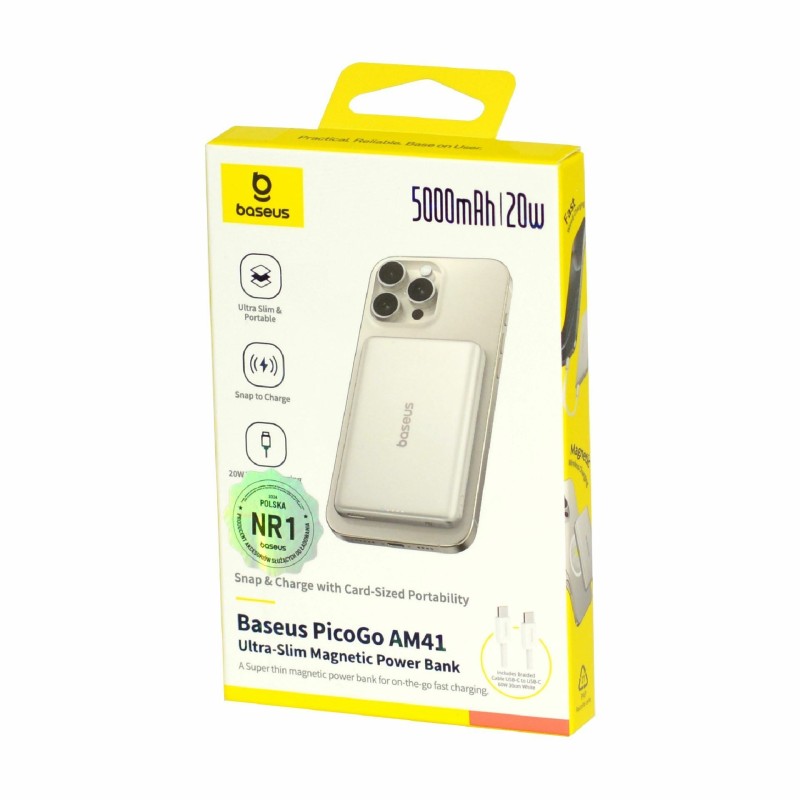 Prenosna baterija Powerbank Baseus PicoGo AM41, 5.000mAh, 20W, magsafe