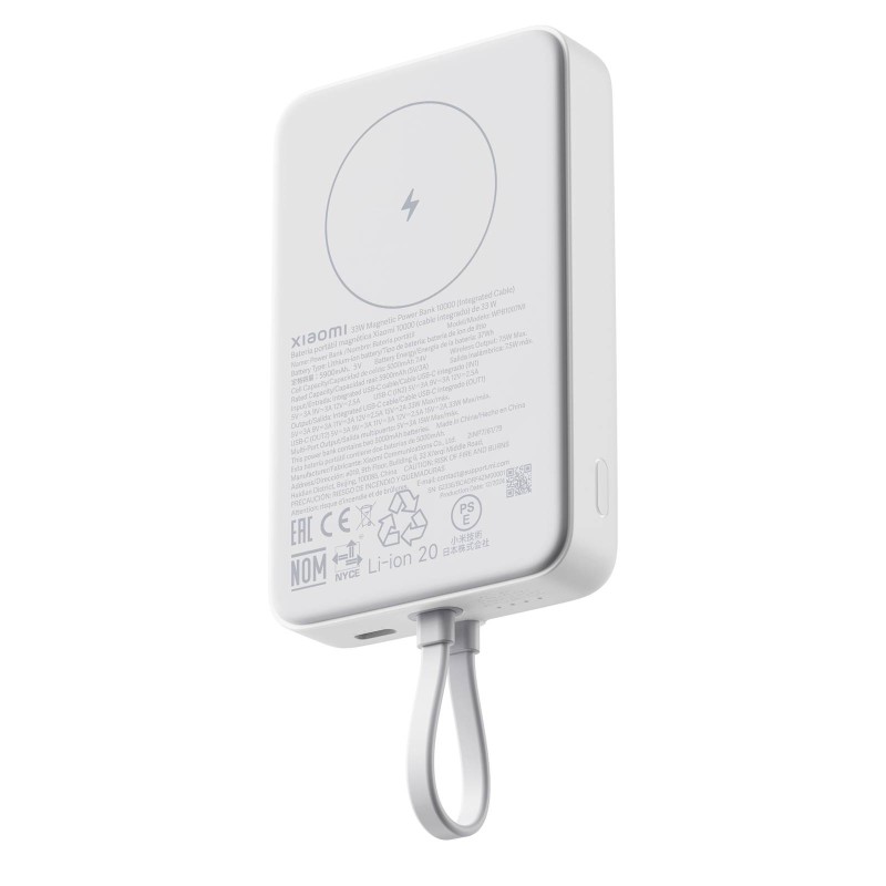 Prenosna baterija Powerbank Xiaomi 33W, 10000mAh, bel