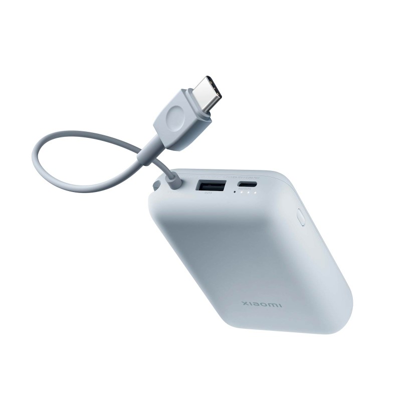 Prenosna baterija Powerbank Xiaomi 10000mAh, 22,5W, USB-A/C, moder