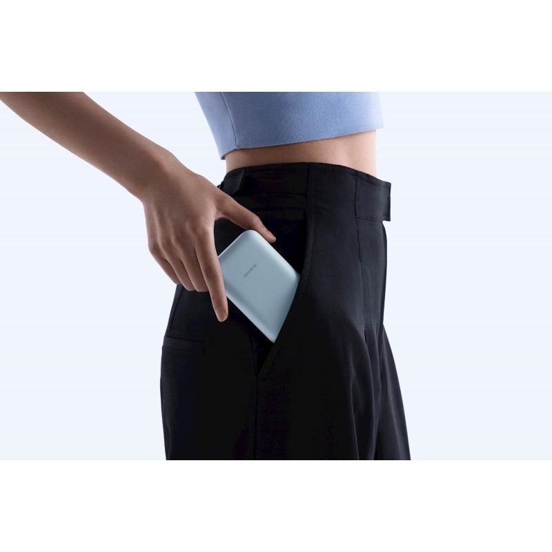 Prenosna baterija Powerbank Xiaomi 10000mAh, 22,5W, USB-A/C, moder