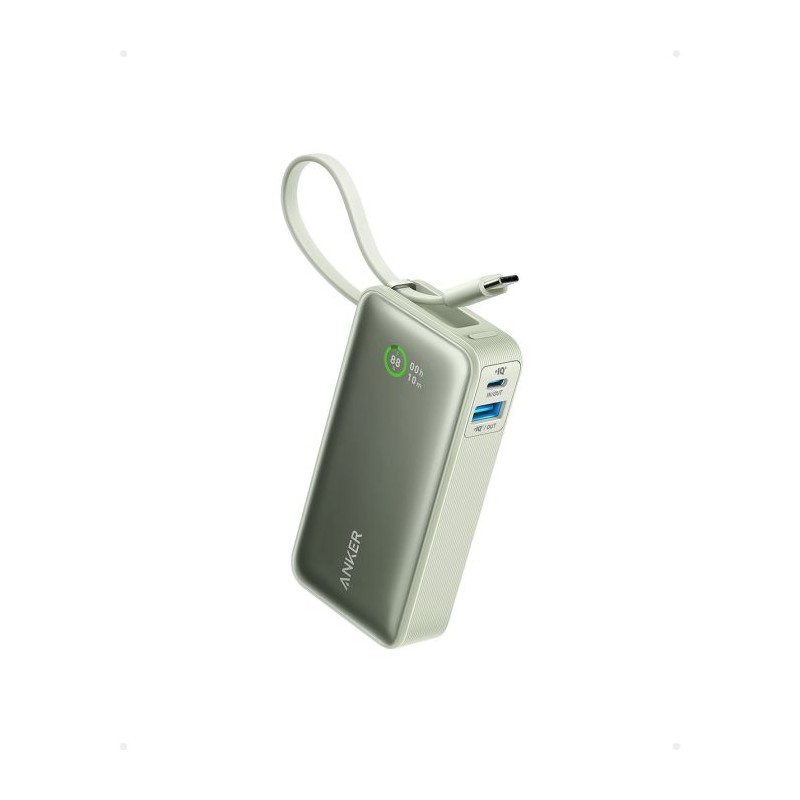 Prenosna baterija Powerbank Anker 545 Nano, 10000 mAh, zelena